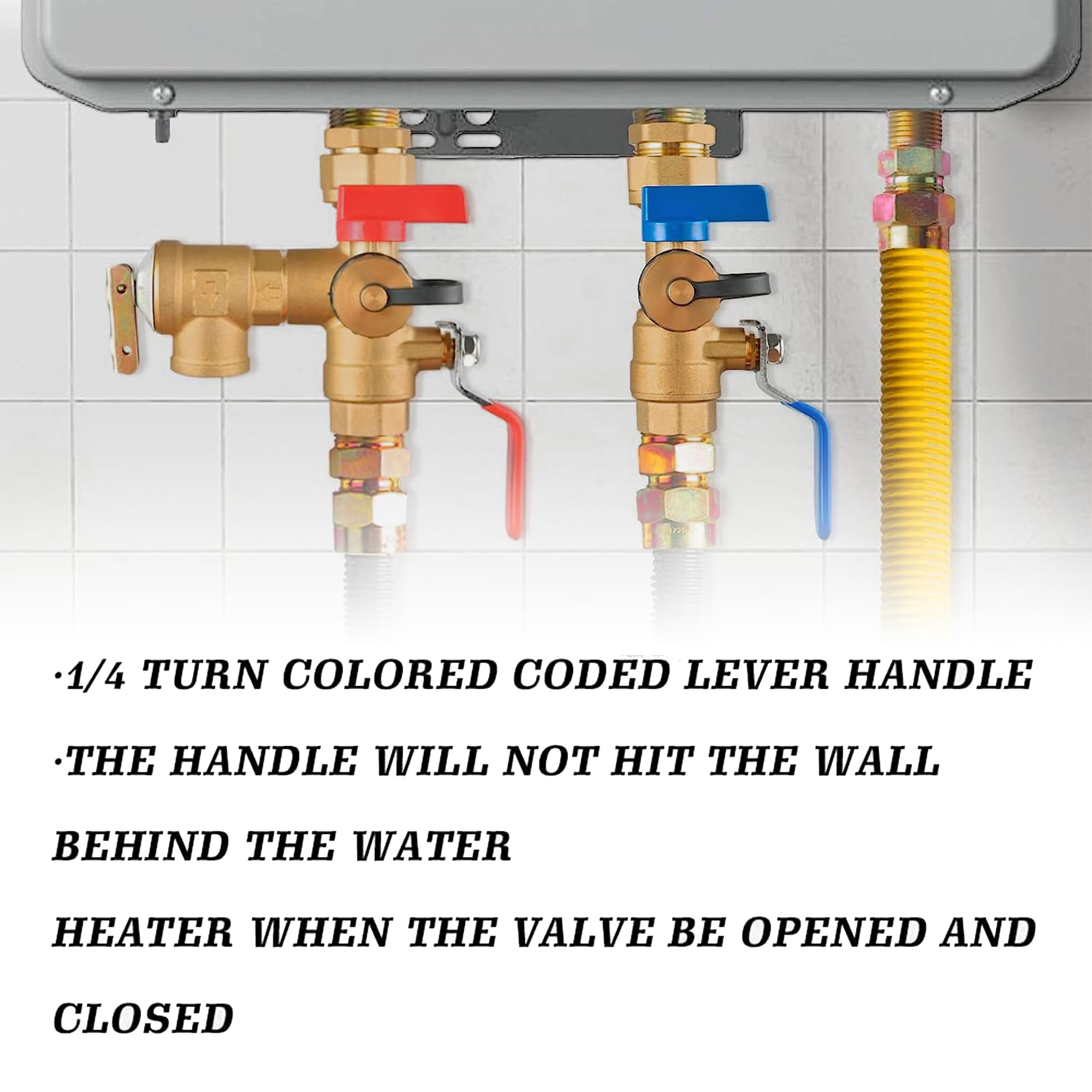 LIULO TOOL full-port ball valve for optimal flow in tankless systems