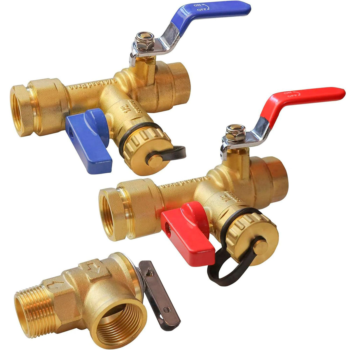 LIULO TOOL hot isolation valve for 3/4-inch IPS tankless heater, easy maintenance access