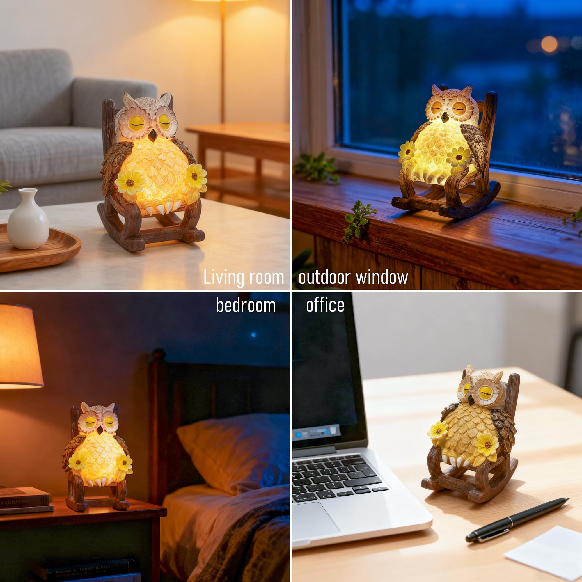 LIULO TOOL owl on branch design enhances living room decor