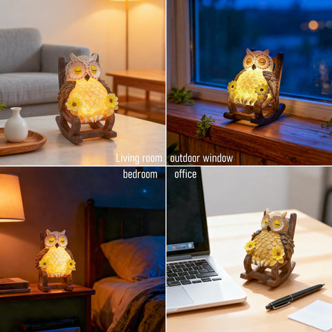 LIULO TOOL owl on branch design enhances living room decor