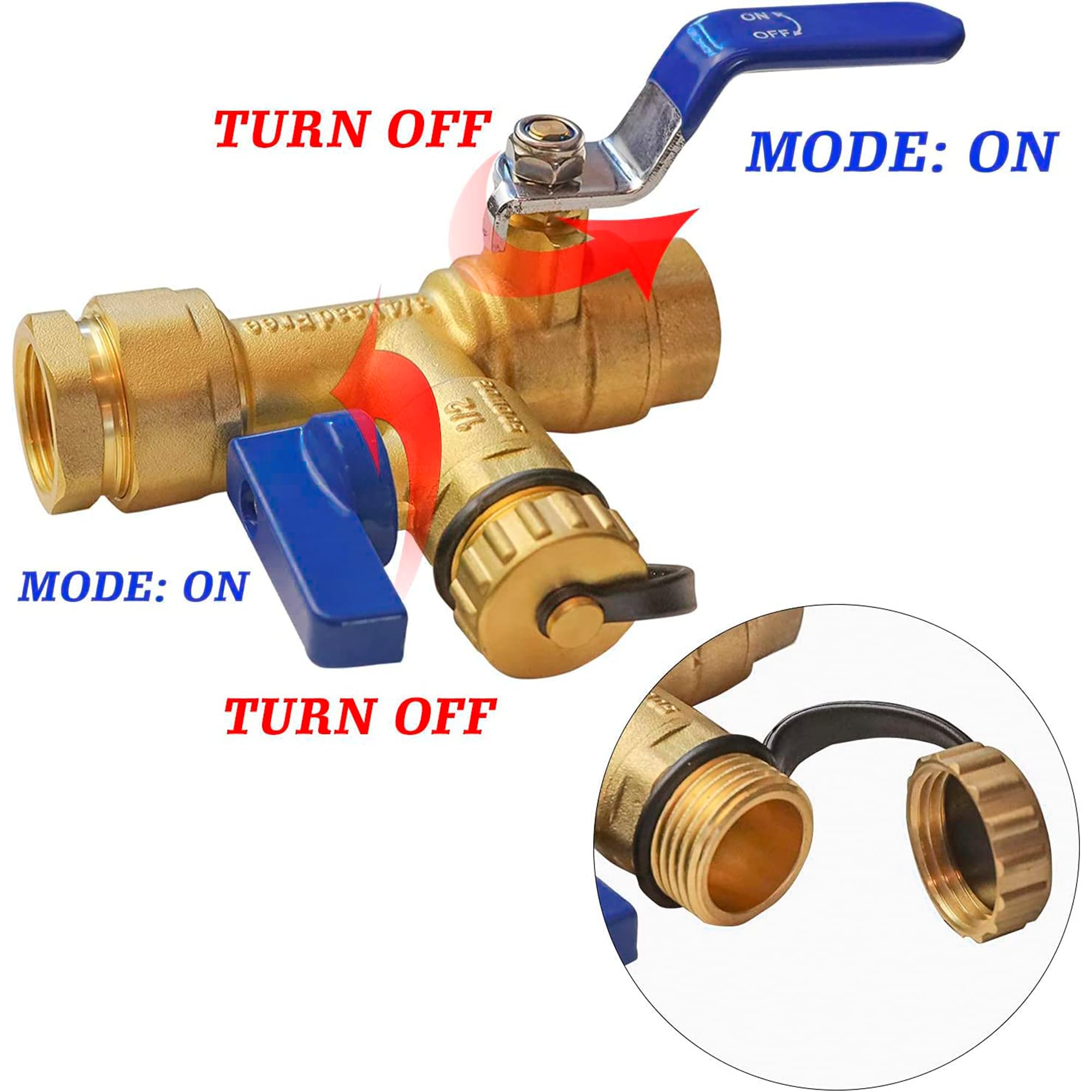 LIULO TOOL pressure relief valve for 3/4-inch IPS installation