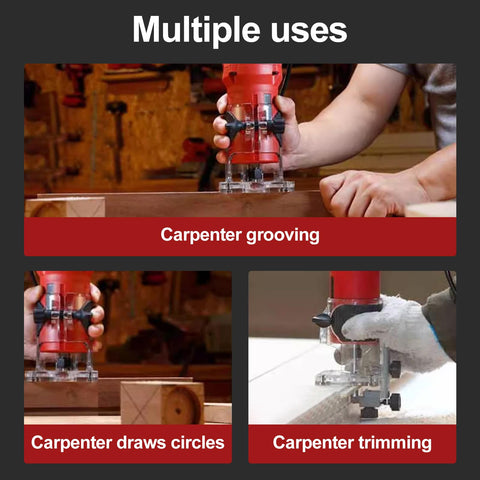 LiunxDromic Router Tool 800W with accessories kit for versatility