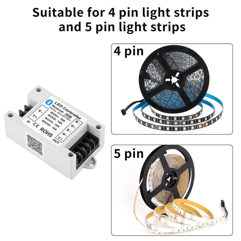 LIVE4COOL LED strip under cabinet with vibrant color change