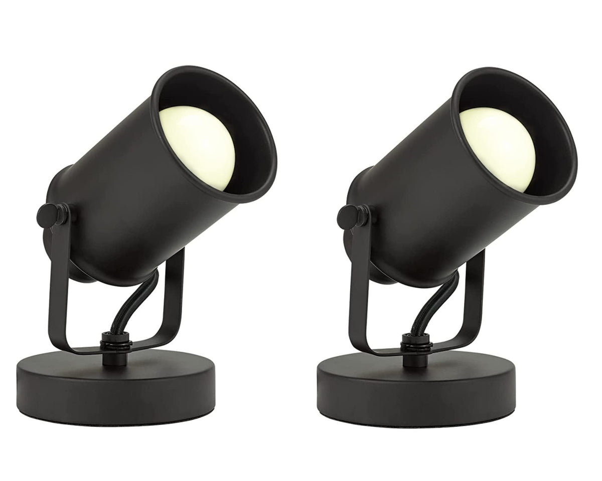 LiveMAX industrial wall lamp with plug-in cord offering flexible hallway lighting.