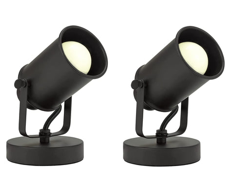 LiveMAX industrial wall lamp with plug-in cord offering flexible hallway lighting.
