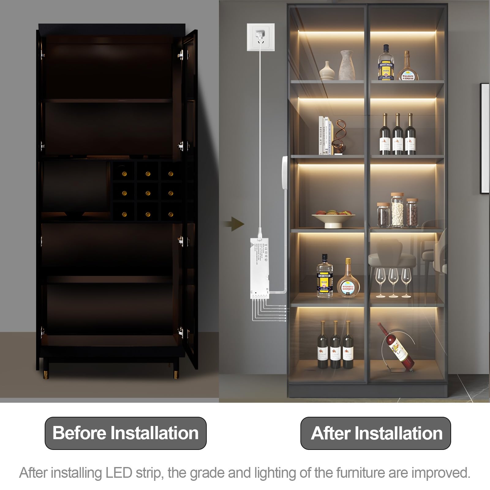 Living Amazy COB strip on wardrobe delivers closet-ready ambient glow
