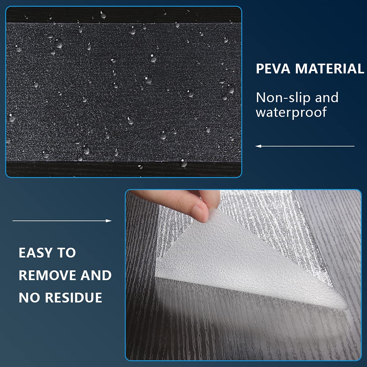 Livoccur adhesive strips with roller help secure the treads firmly without residue.