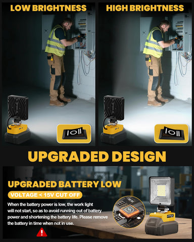 LIVOWALNY work light hanging hook for easy deployment