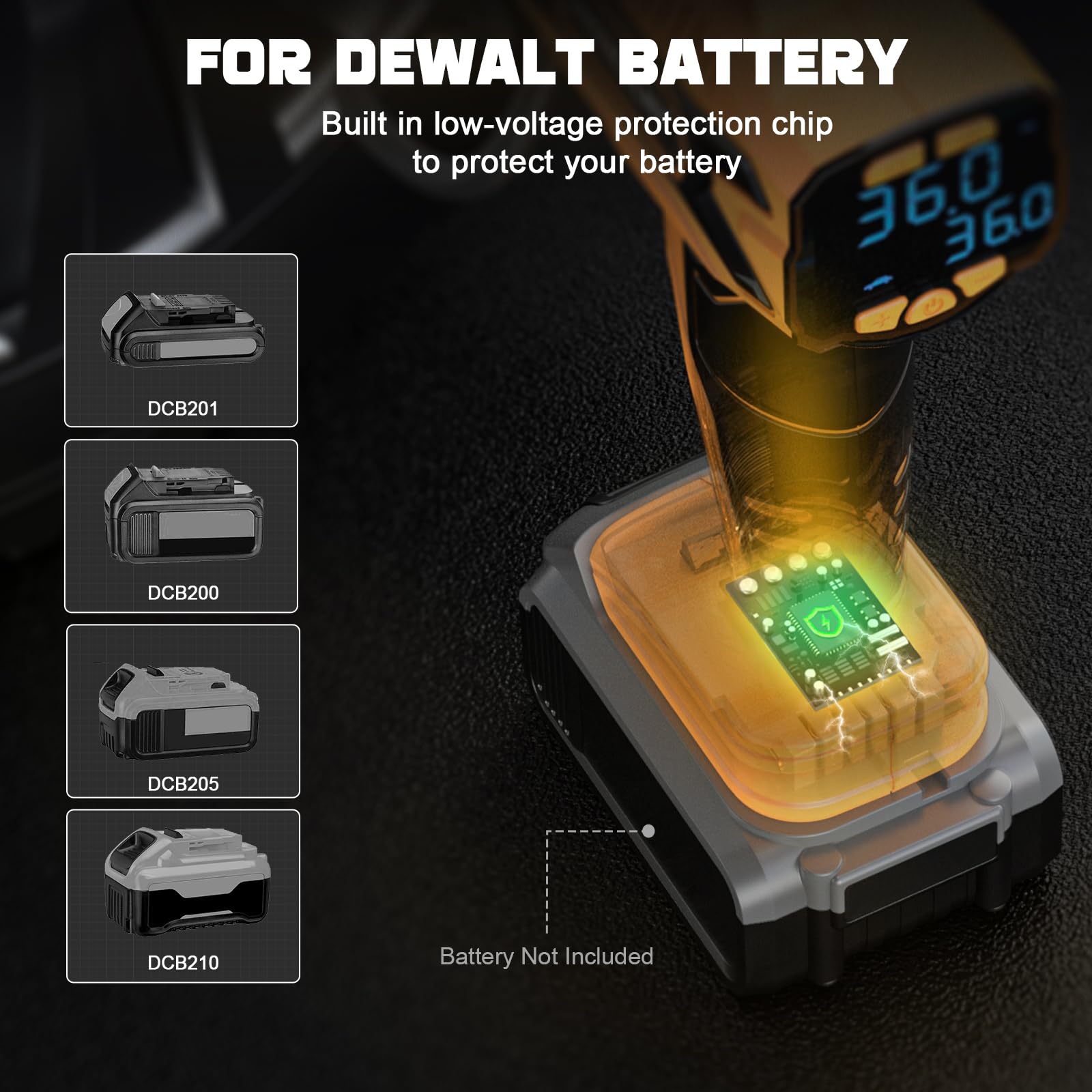LIVOWALNY bigger LCD display communicates precise pressure clearly.