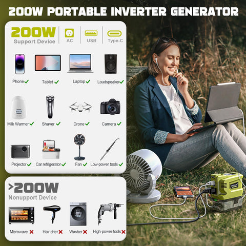 LIVOWALNY compact 200LM LED work light for night tasks.