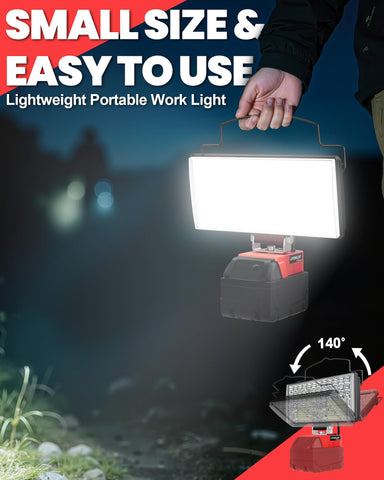 LIVOWALNY LED work light battery not included reminder