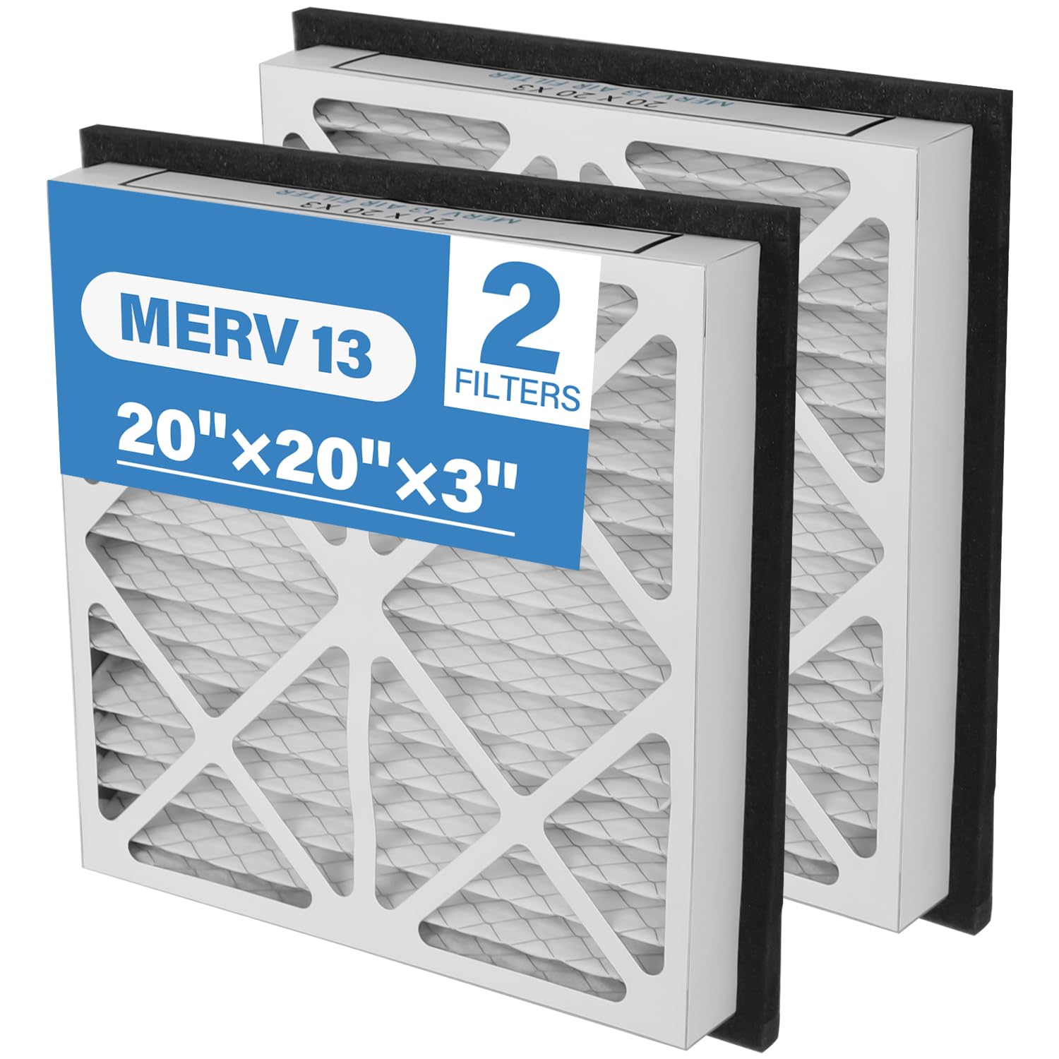 LIWEDFG 20x20x3 MERV-13 filter closeup captures dust and allergens