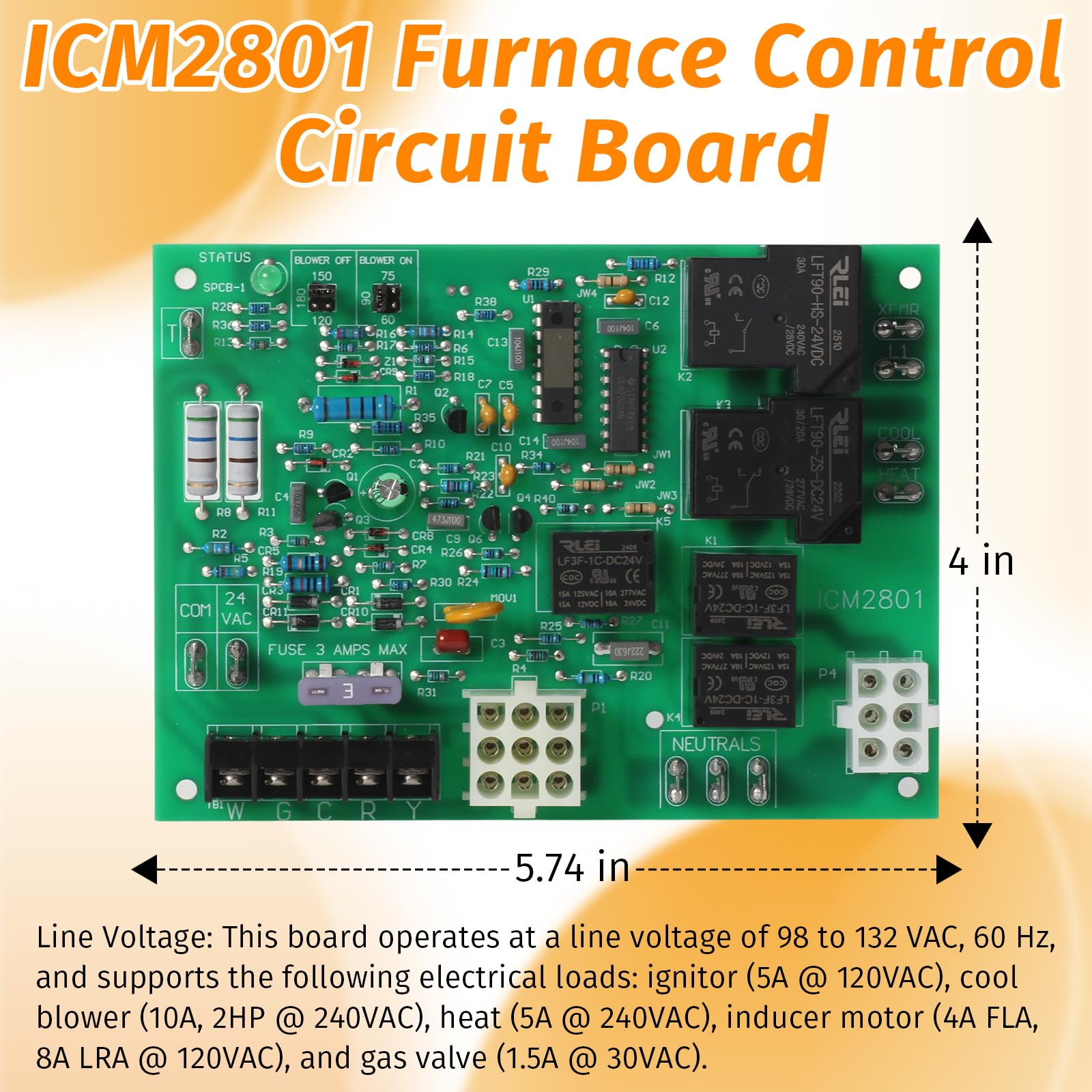 LIYUKUANG ICM2801 board packaging includes quick-connect harness for fast setup