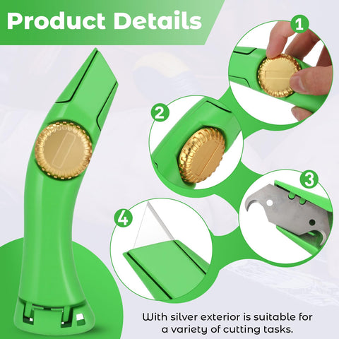 Lizenoz carpet cutting knife green for clean edge trimming