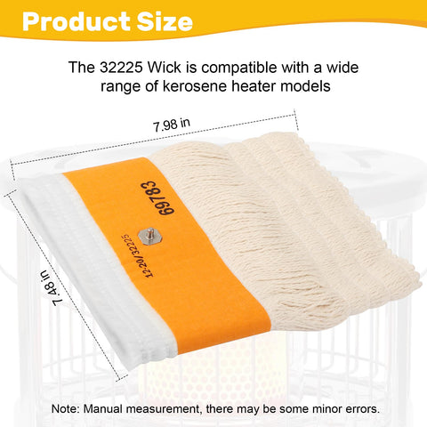 LJB kerosene wick 32225 for CV-2300 Keroheat improves fuel absorption