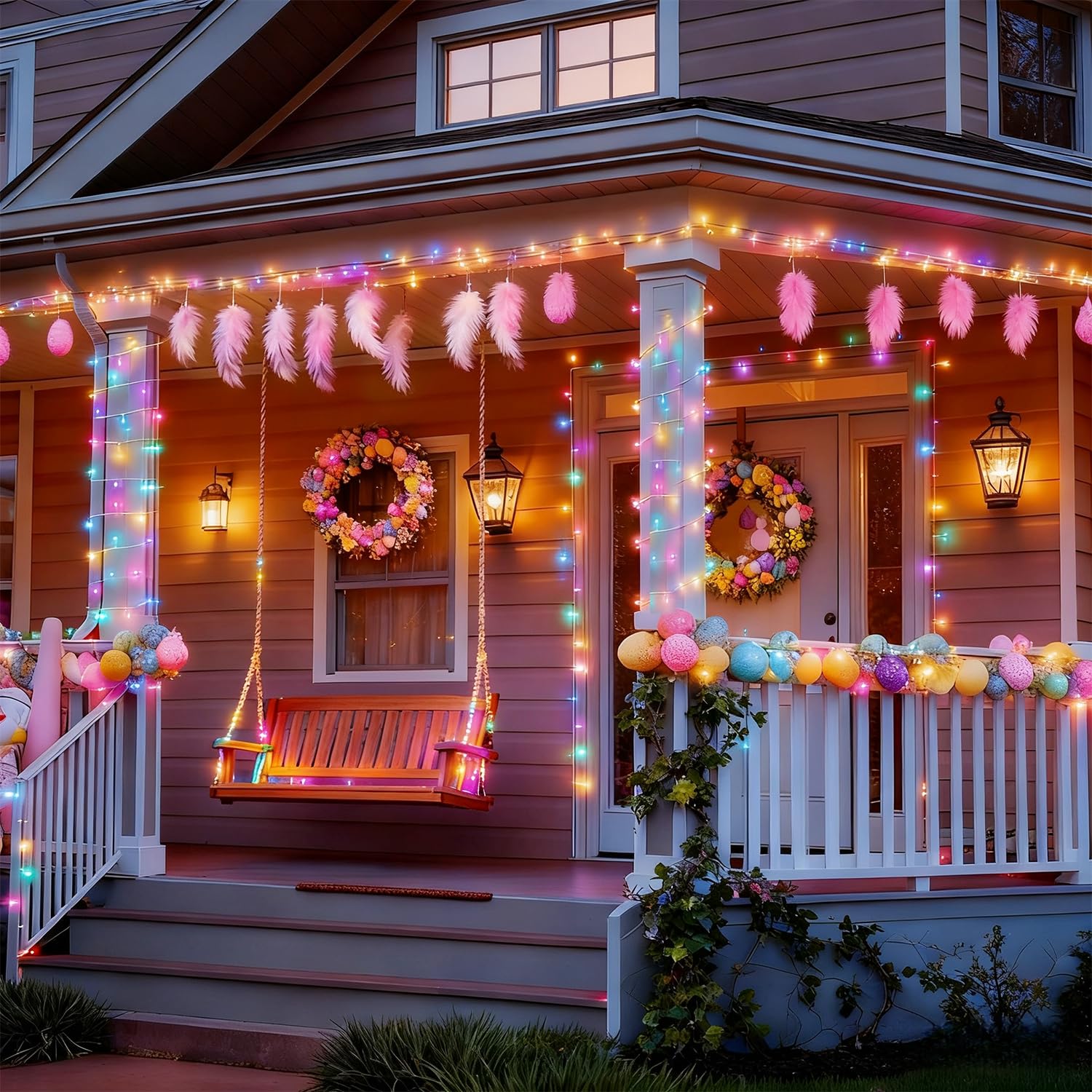 LJLNION IP44 waterproof lights for outdoor décor in any weather