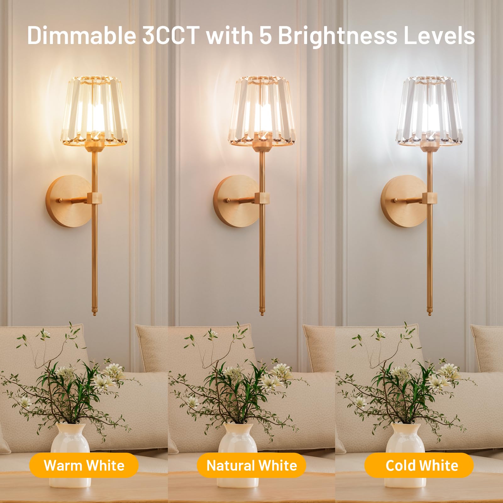 L.JUJAM RGB color options enable mood-changing lighting scenes