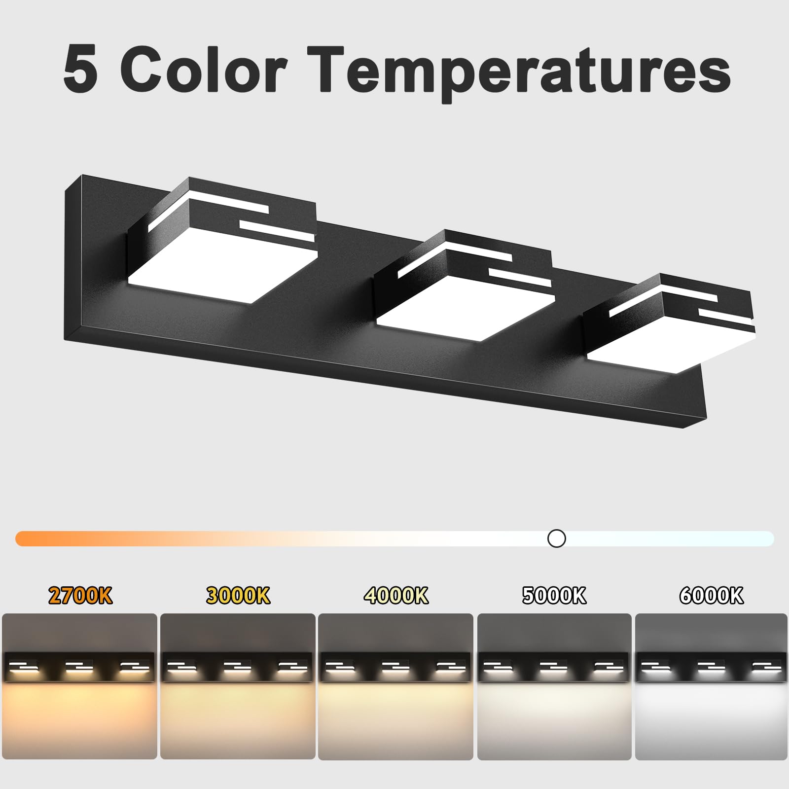 LKHF frosted acrylic shade diffuses light for comfortable illumination