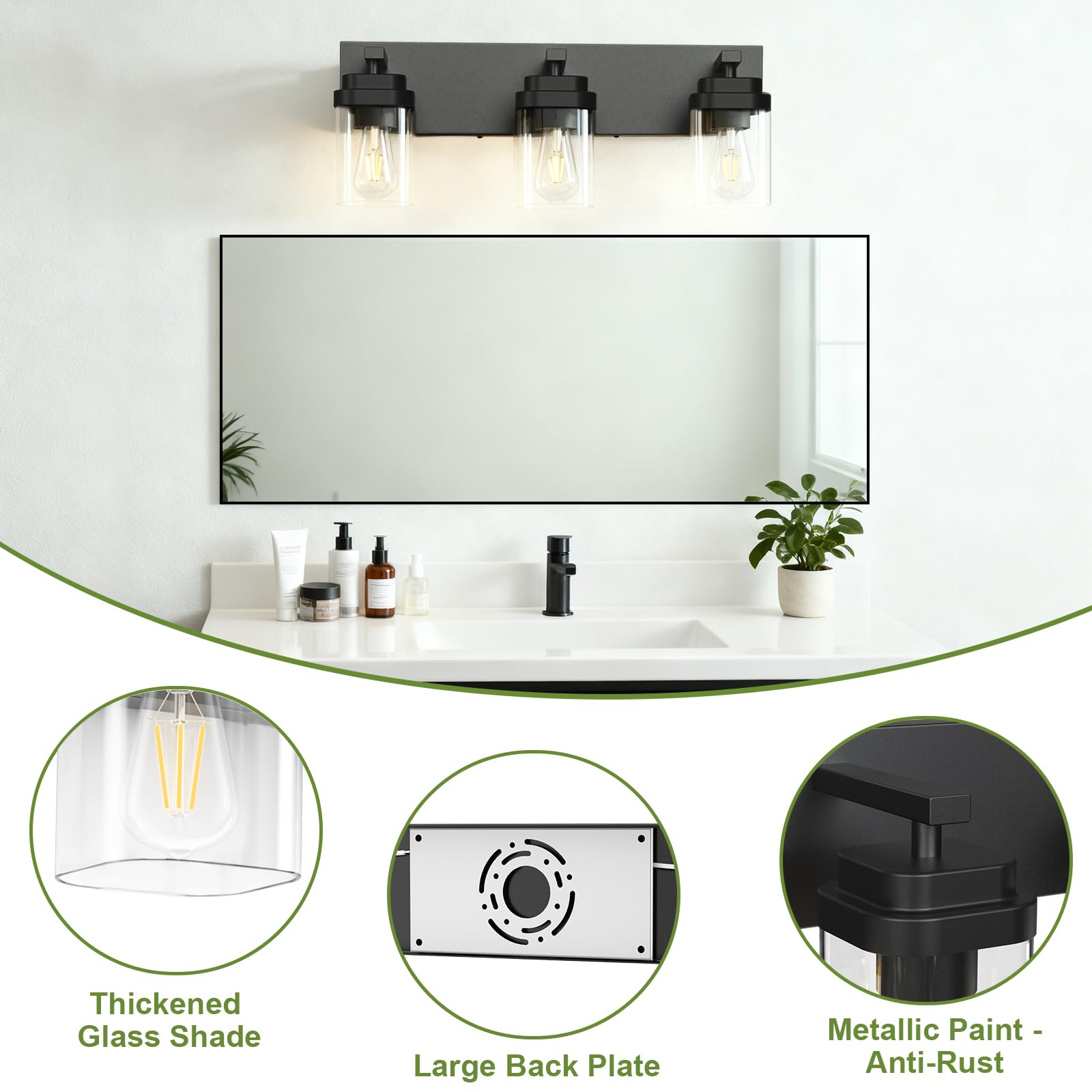LKHF wide backplate mounts securely for a sleek, durable update.