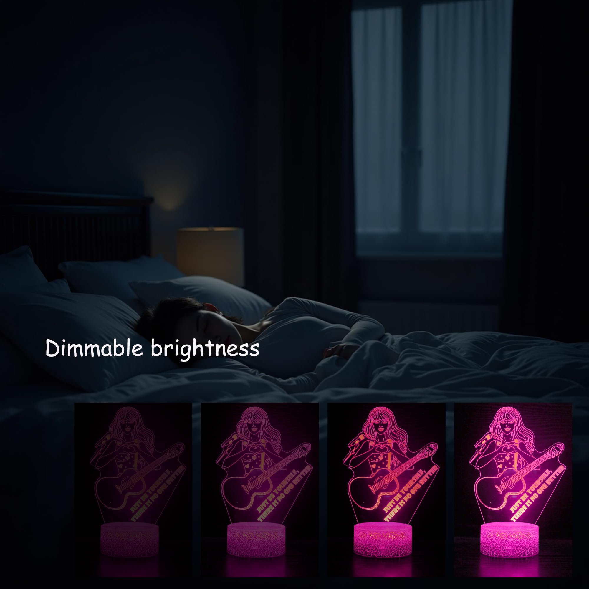 LLAMEVOL dual power lamp runs on batteries or USB for portable use
