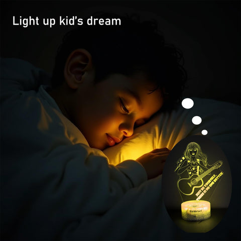 LLAMEVOL music-loving decor lamp for bedrooms, desks, and living spaces