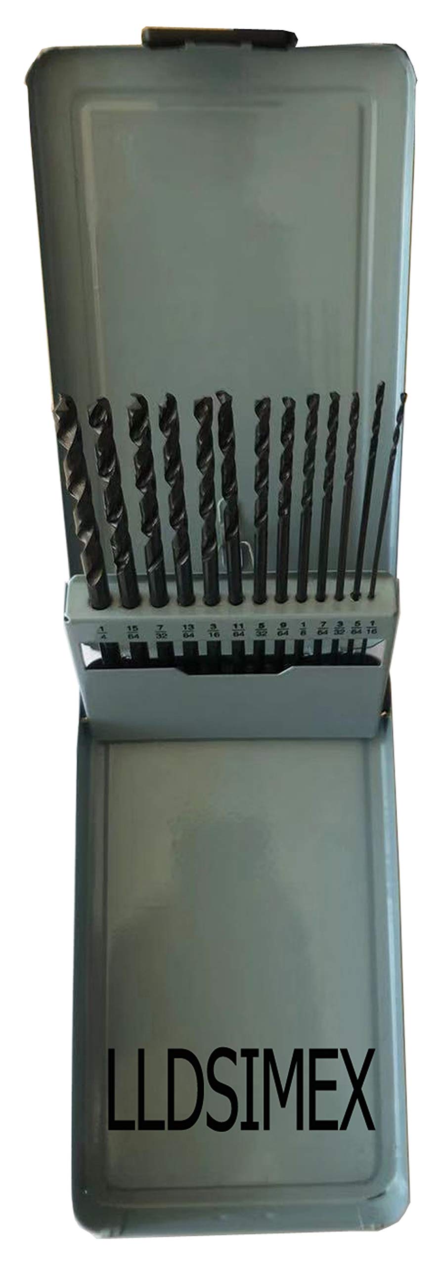 LLDSIMEX 13pc extension drill set case open for easy tool access