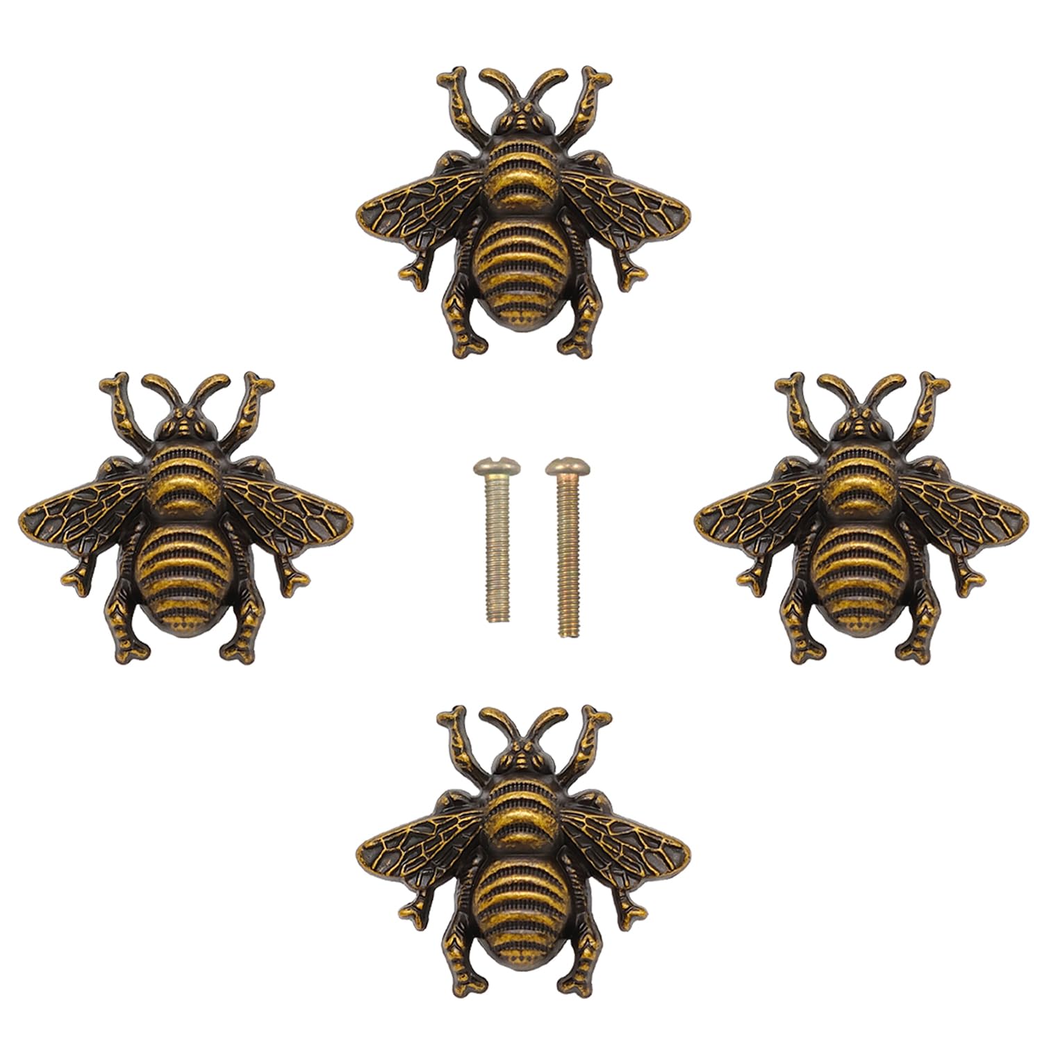 LLDYNW bronze bee cabinet knob adds playful charm to dressers.