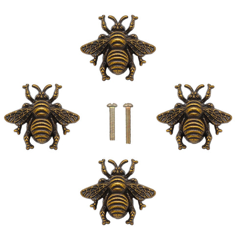 LLDYNW bronze bee cabinet knob adds playful charm to dressers.