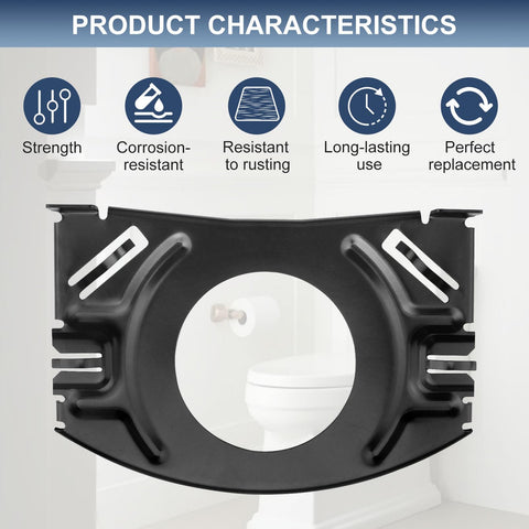 Llhhs Kohler Archer-compatible tank plate ensures stable mounting.