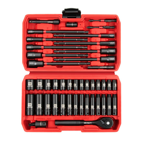 LLNDEI 1/4-inch drive socket set with deep and shallow metric sockets for versatile work