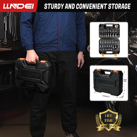 3/8 adapter supports different tool setups for flexibility.