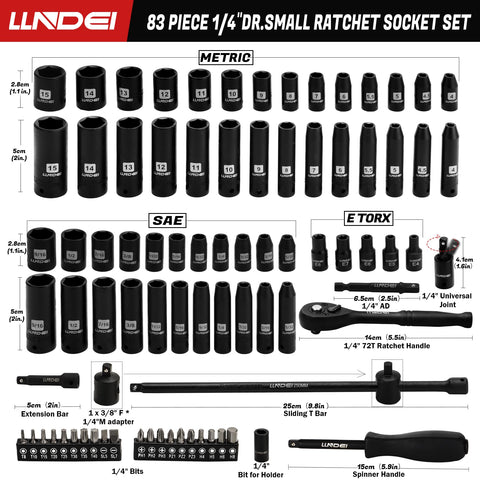 LLNDEI 72-tooth ratchet handle close-up shows smooth engagement.