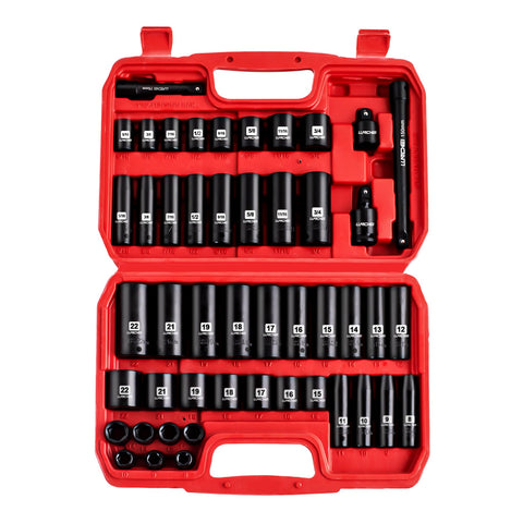 LLNDEI case and socket set organized for quick, on-site repairs