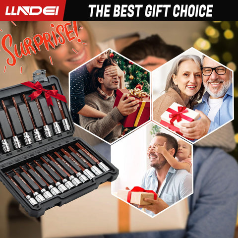 LLNDEI sturdy storage case keeps sockets secure and accessible