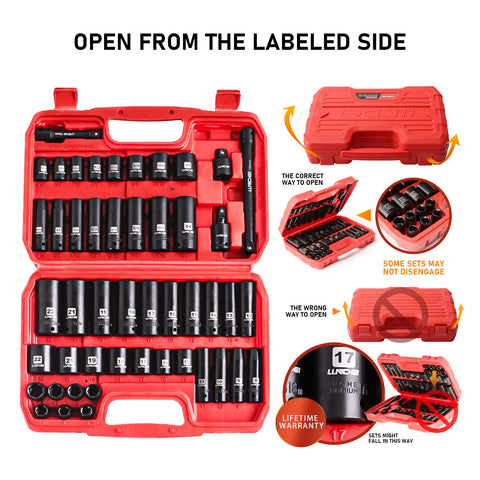 LLNDEI deep eleven-sixteenths socket fits larger fasteners securely