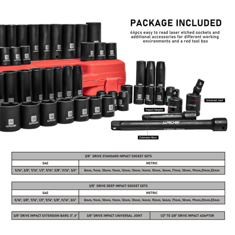 LLNDEI deep three-eighths socket suited for versatile fastener work
