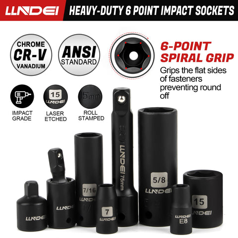 LLNDEI detent-ball sockets secure bits during use