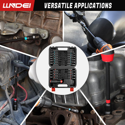 LLNDEI durable Cr-V steel construction resists wear and corrosion.