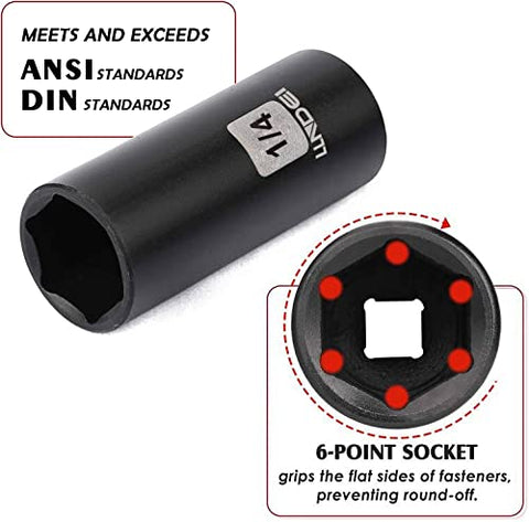 LLNDEI extension and universal joint for reach and versatility.
