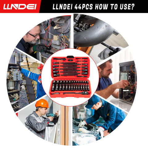 LLNDEI metric nut drivers 6-14 mm grip securely for fasteners