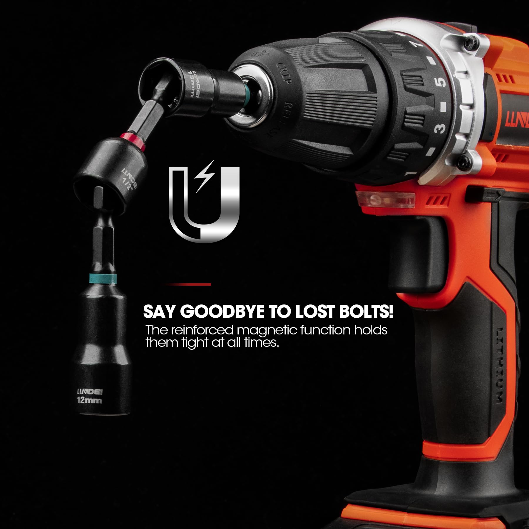 LLNDEI wing nut driver with pivoting extension for precise placement.