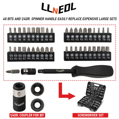 LLNEDL 3/8 inch U-joint enables reach in tight spaces.