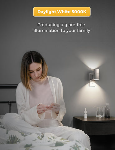 L LOHAS LED Eye-friendly illumination reduces glare for kids and seniors.