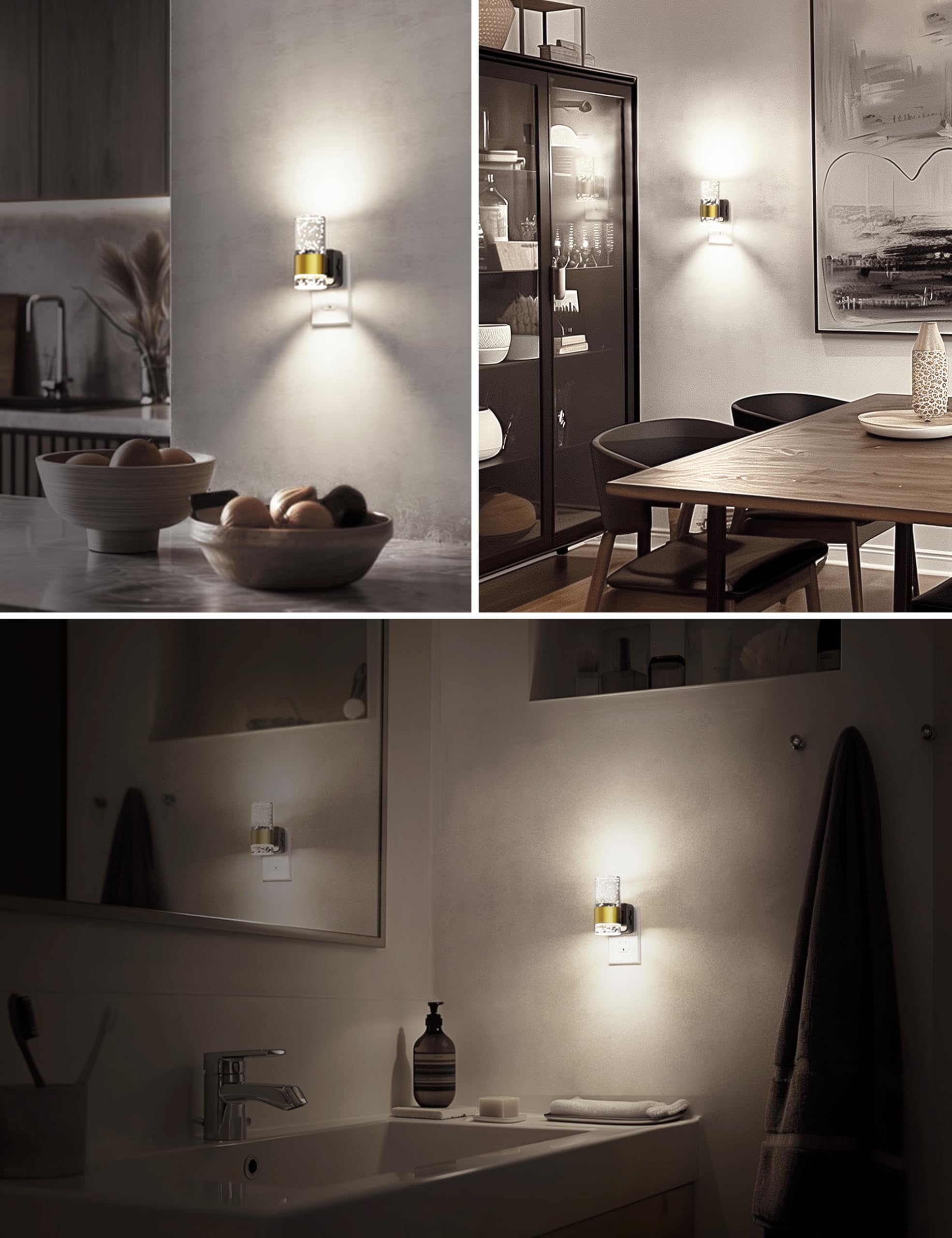 L LOHAS LED acrylic night light with shatter-resistant design and soft glow.