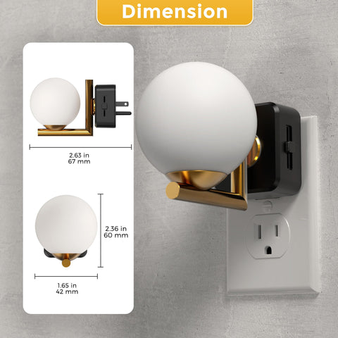 L LOHAS LED night light ideal for bedrooms and nurseries