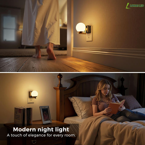 L LOHAS LED night light suitable for hallways and bathrooms