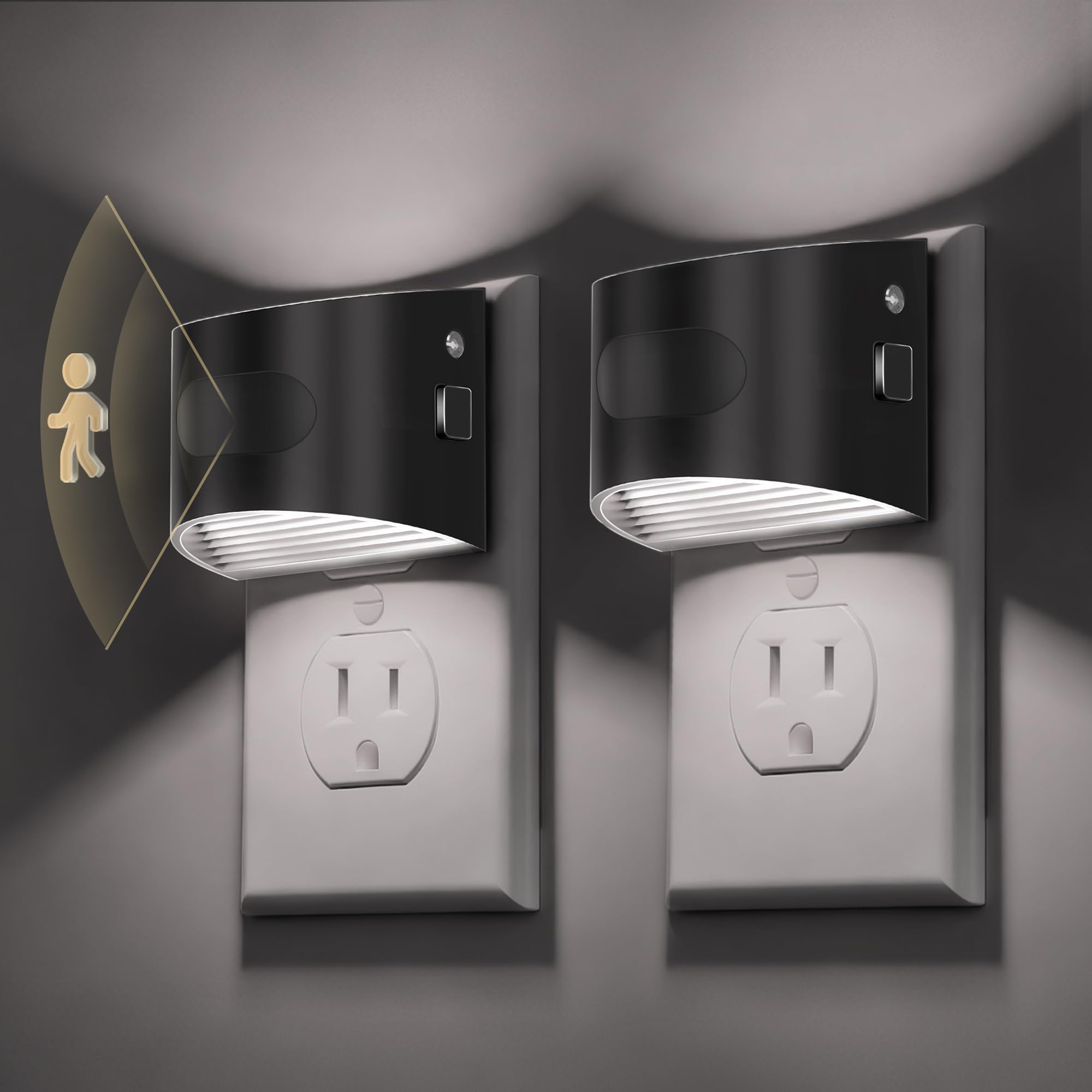 L LOHAS LED motion sensor night light for hands-free hallway lighting.