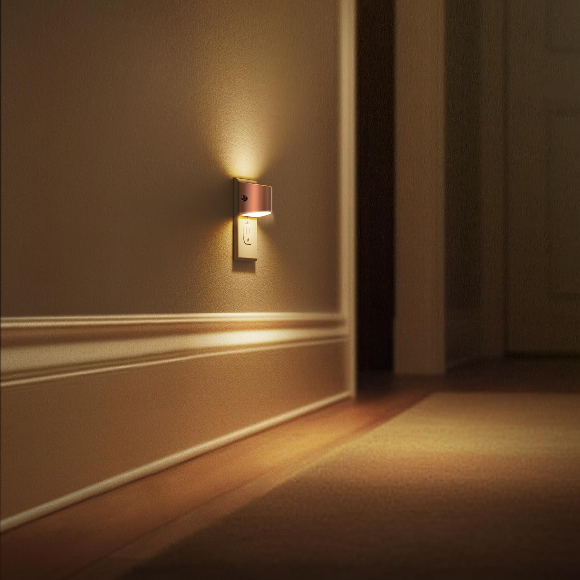 L LOHAS LED night light enhances stairways and hallways with safe illumination