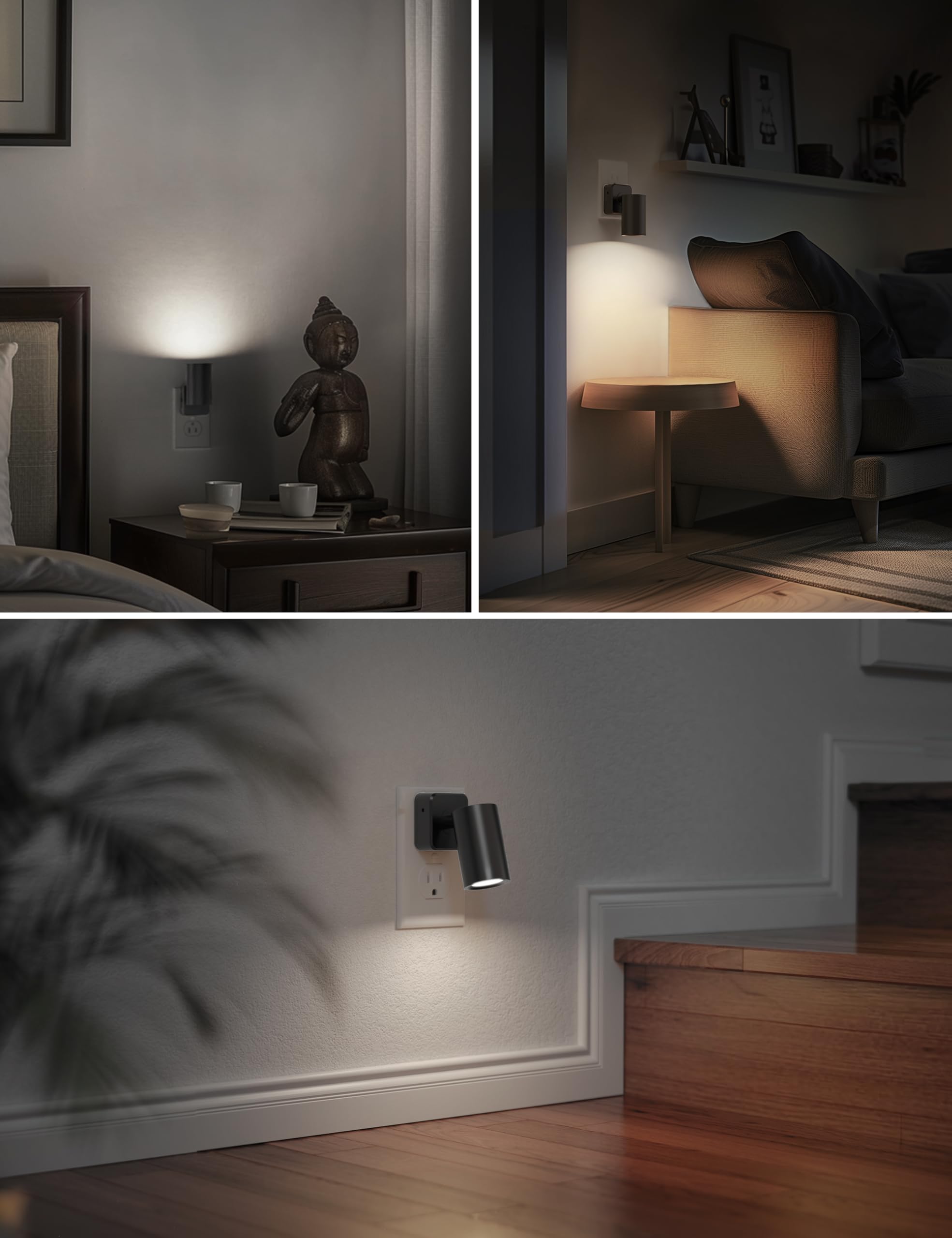 L LOHAS LED night light featuring shatter-free plastic construction