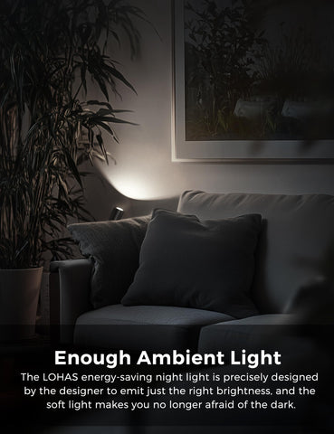 L LOHAS LED night light suitable for hallways, stairs, and bathrooms